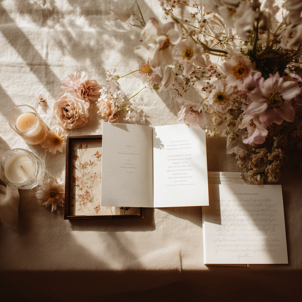 textiles in warm cinematic light.